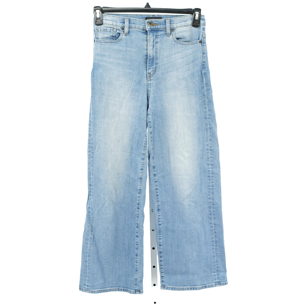 Uniqlo Denim Jeans SZ 24 Wide Leg Clean Girl Soft Girl Retro 90s Y2k Baggy